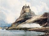 Castle Canvas Paintings - Lindisfarne Castle, Holy Island